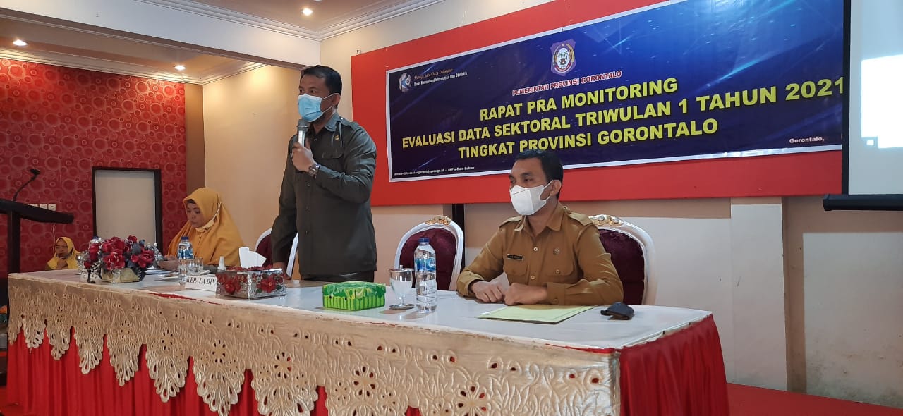  Diskominfotik Gorontalo Perkuat Data Sektoral Antar OPD