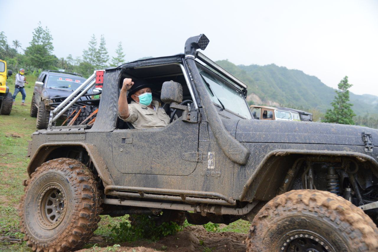  Tatap Kejurnas Offroad, IOF Gorontalo Latihan di Sungai Bulango