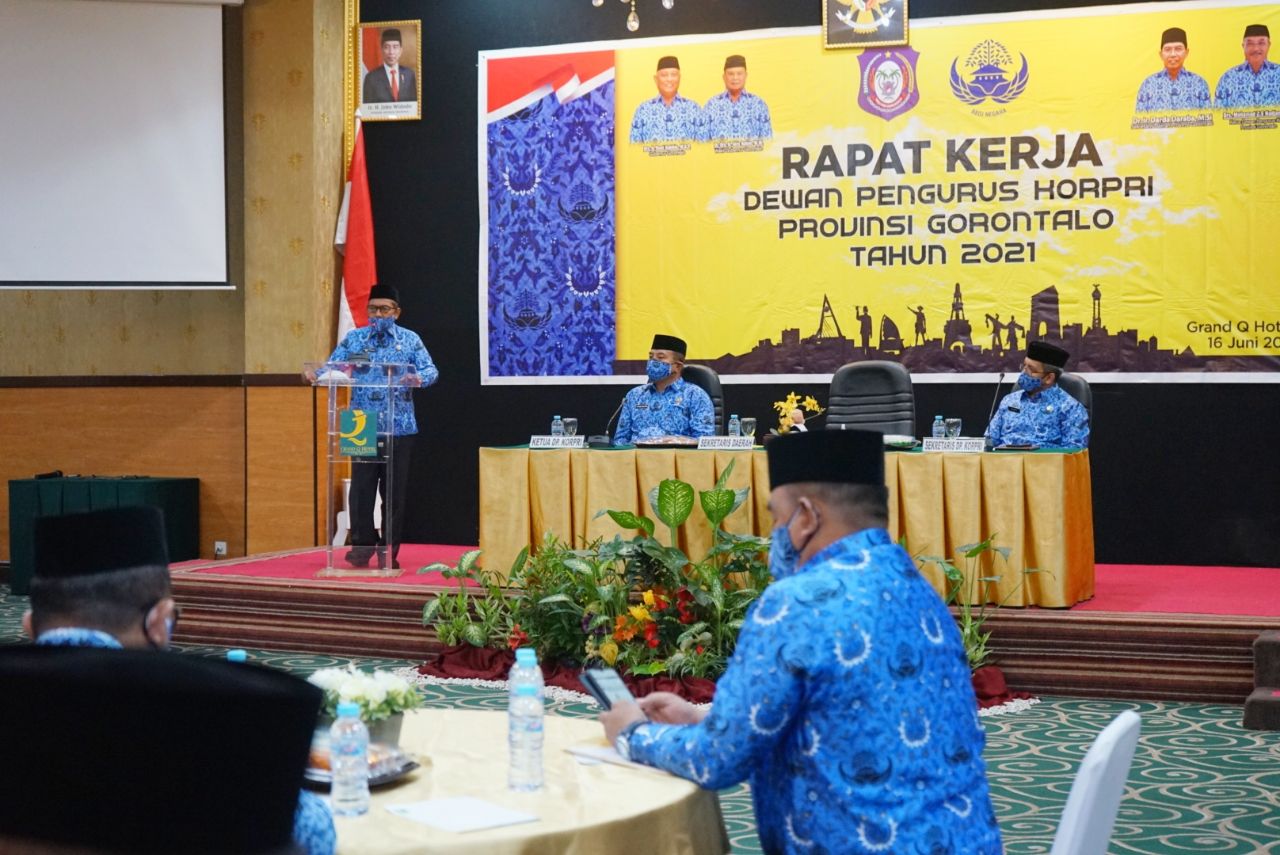  Raker Dewan Pengurus Korpri Gorontalo Bahas Peran Penting ASN