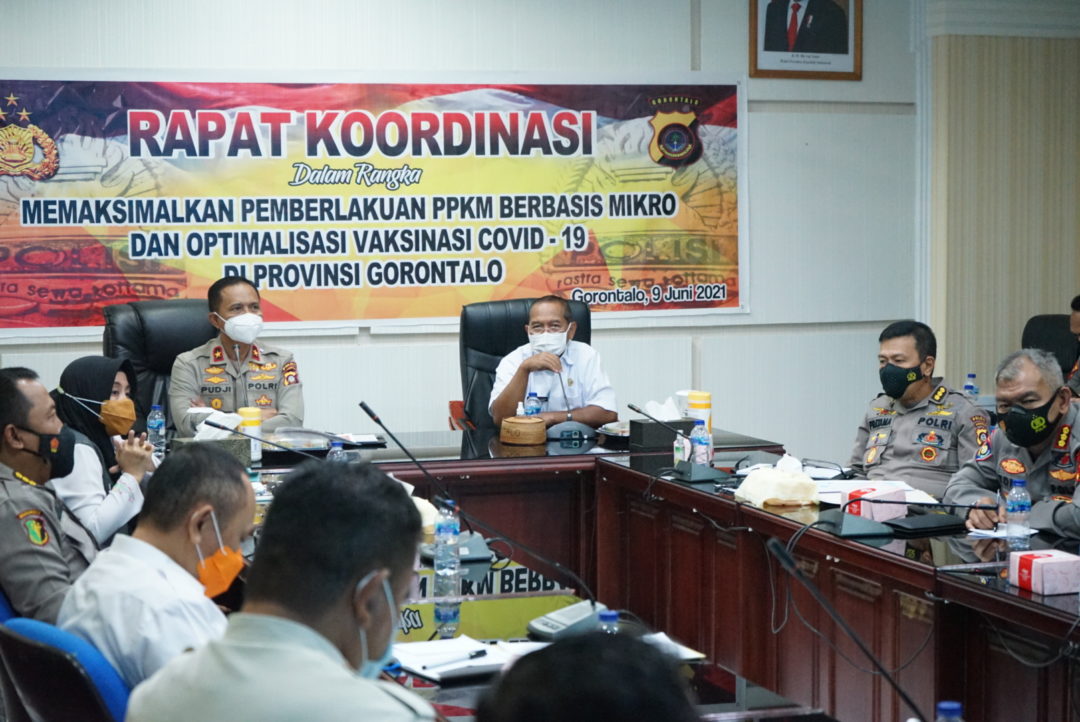  Wakapolda: TNI-Polri Dukung Optimalisasi Pelaksanaan Vaksin Covid-19 di Gorontalo