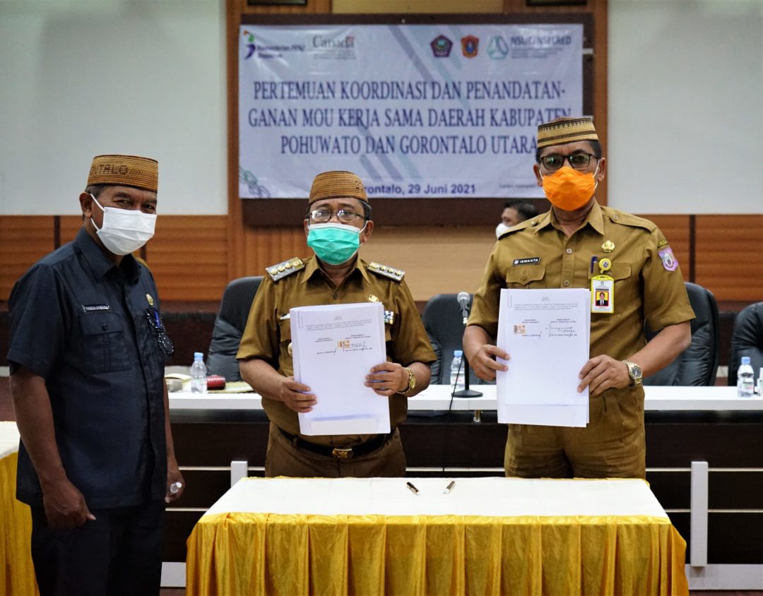  Pemkab Pohuwato dan Gorut Teken MoU Perdagangan Sapi Potong