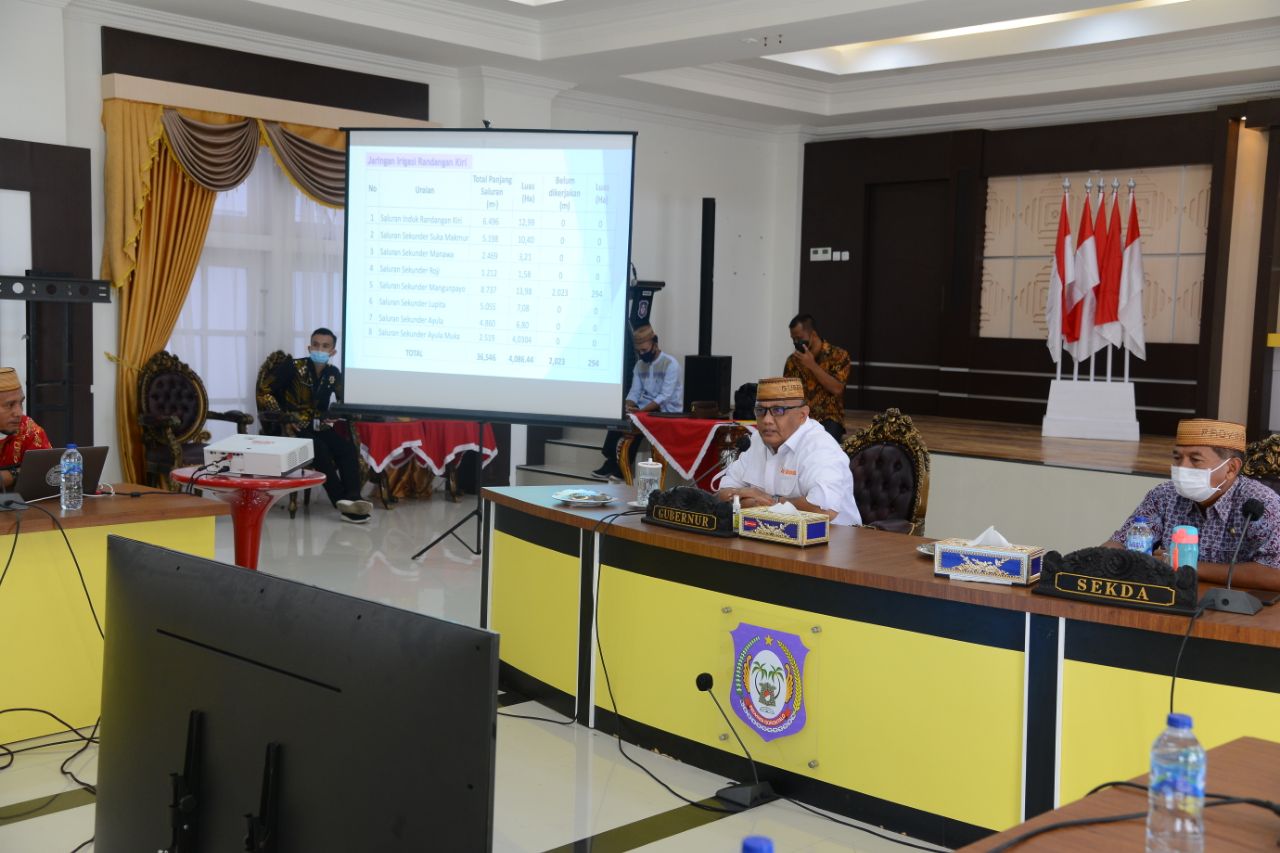  Gubernur Gorontalo Minta Masalah Irigasi Randangan Diidentifikasi Menyeluruh