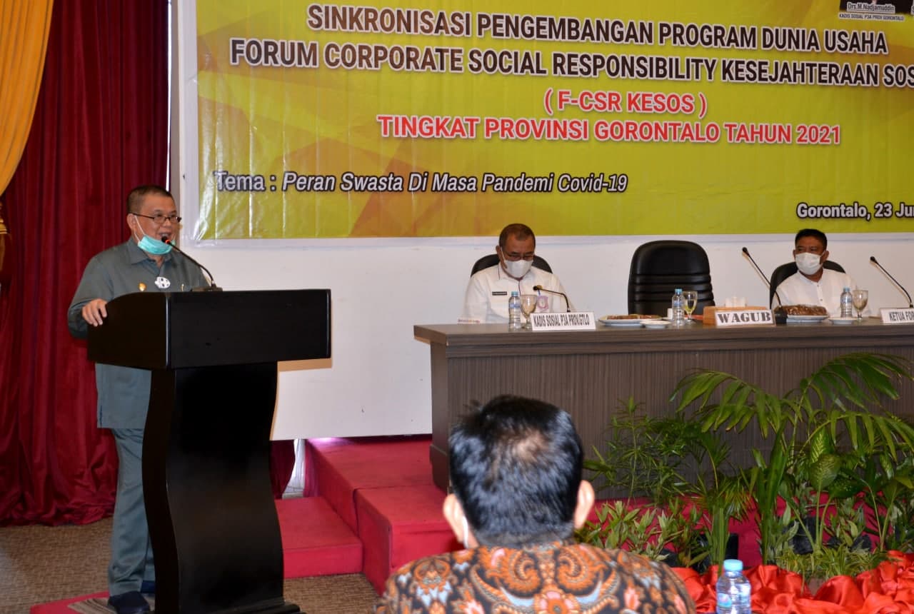  Wagub Idris Buka Musda Forum CSR Kesos Gorontalo