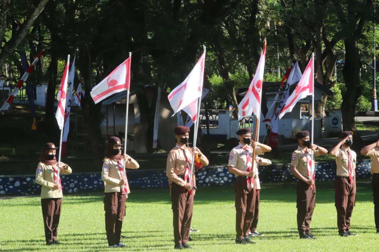  Kwarda Gorontalo Gelar Upacara Peringatan HUT Pramuka