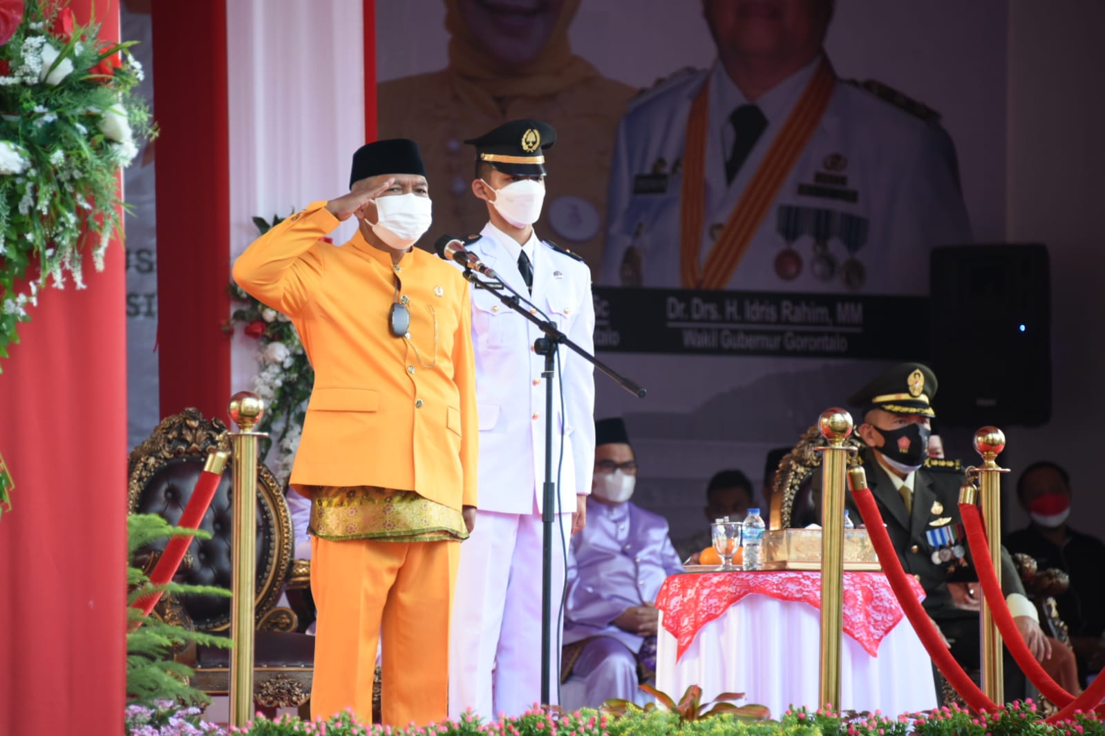  Darda Daraba Jadi Sekdaprov Gorontalo Kedua Irup Penurunan Bendera