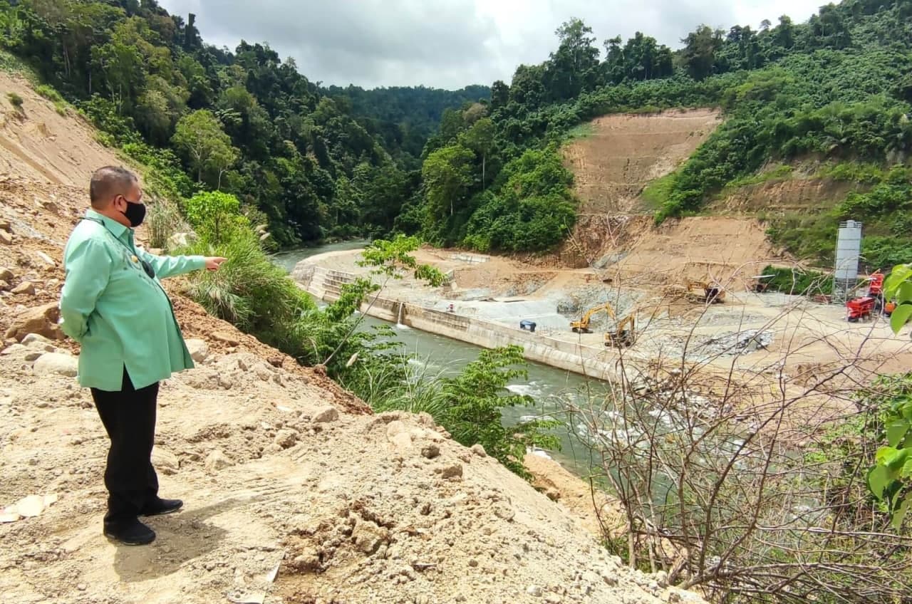  Wagub Idris Tinjau Pembangunan PLTMH Bone Bolango