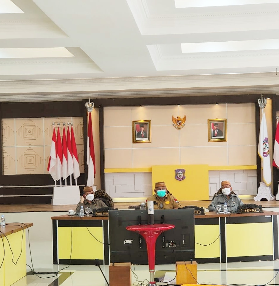  Gubernur Gorontalo Evaluasi Pelaksanaan Vaksinasi Kabupaten/Kota