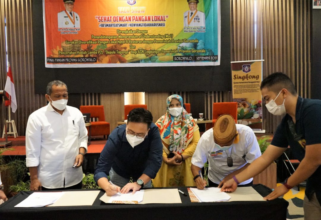  Pemprov Gorontalo Gandeng PHRI Promosikan Gerakan Diversifikasi Pangan