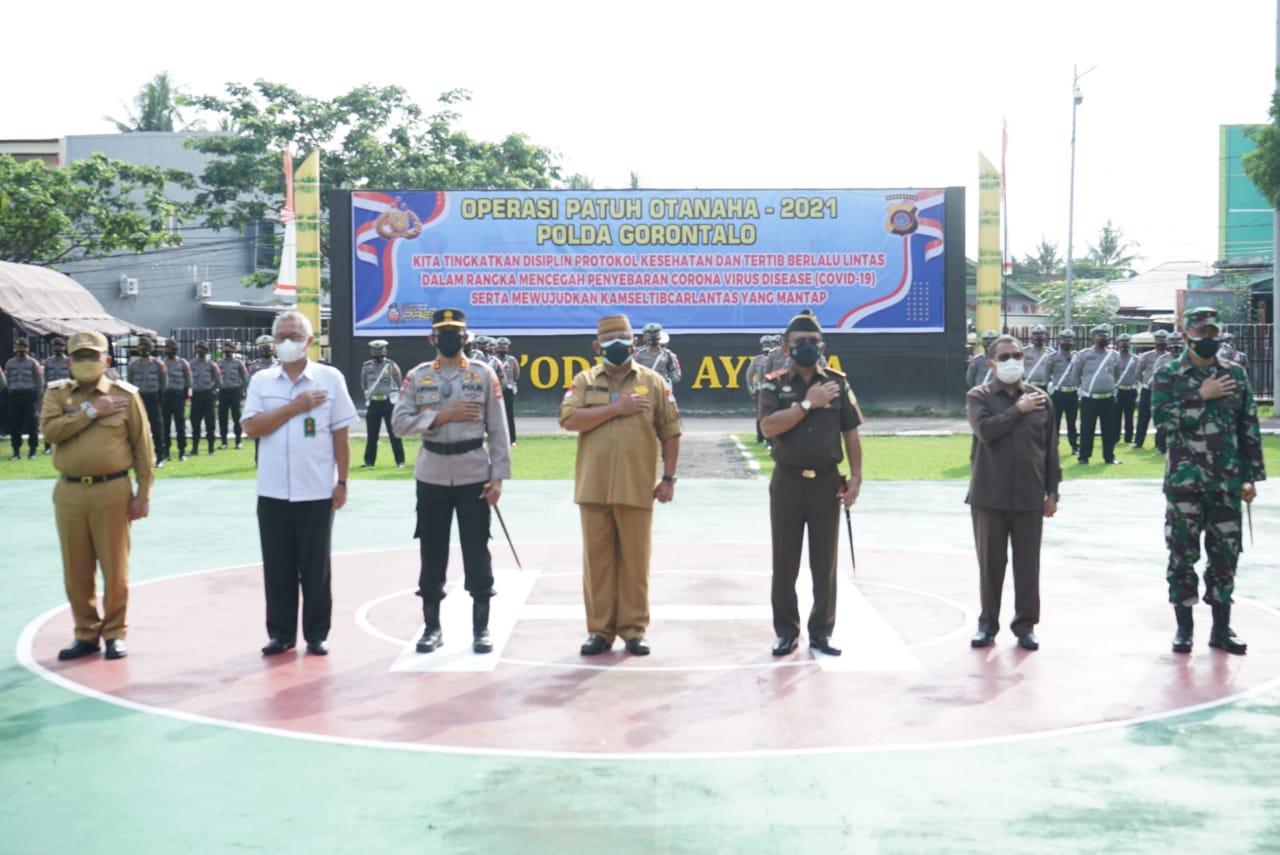  Polda Gorontalo Siagakan 260 Personil Operasi Patuh Otanaha 2021