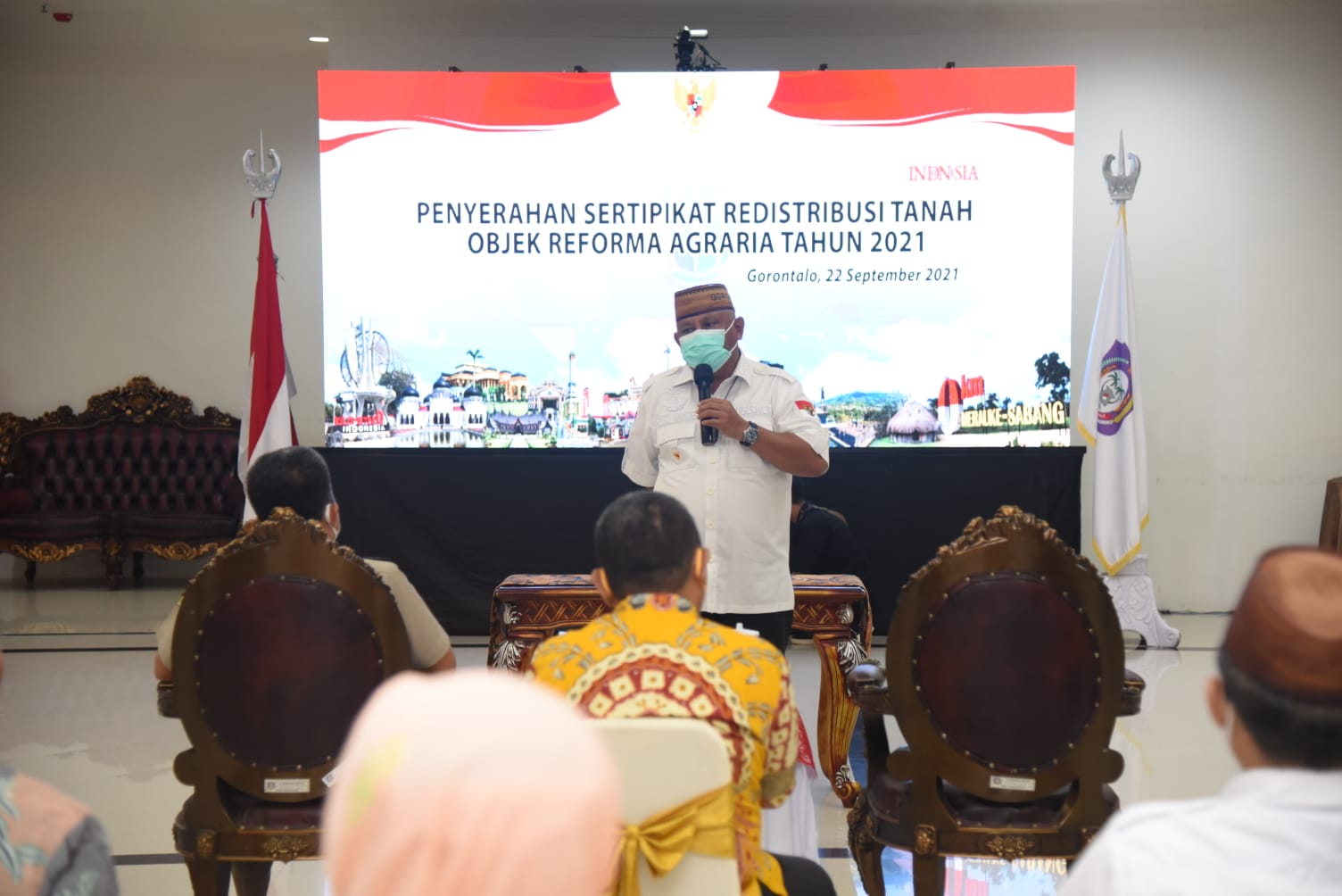  Gubernur Rusli Ingatkan Sertifikat Tanah Pembagian Jangan Dipinjamkan