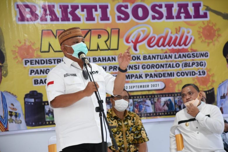  Gubernur Gorontalo Targetkan 80 Persen Warga Divaksin Corona