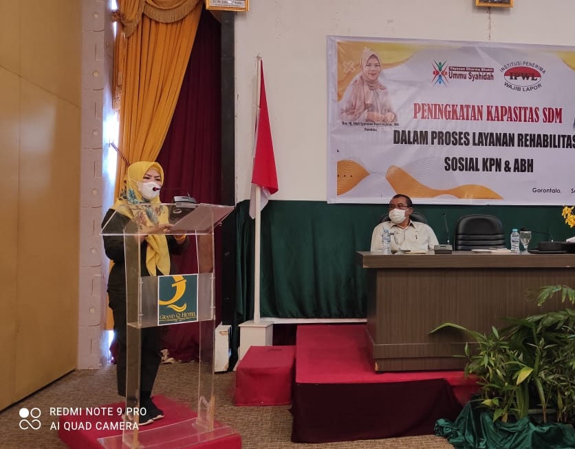  Yayasan Ummu Syahidah Sosialisasi Peningkatan SDM, Tingkatkan Layanan Rehabilitasi