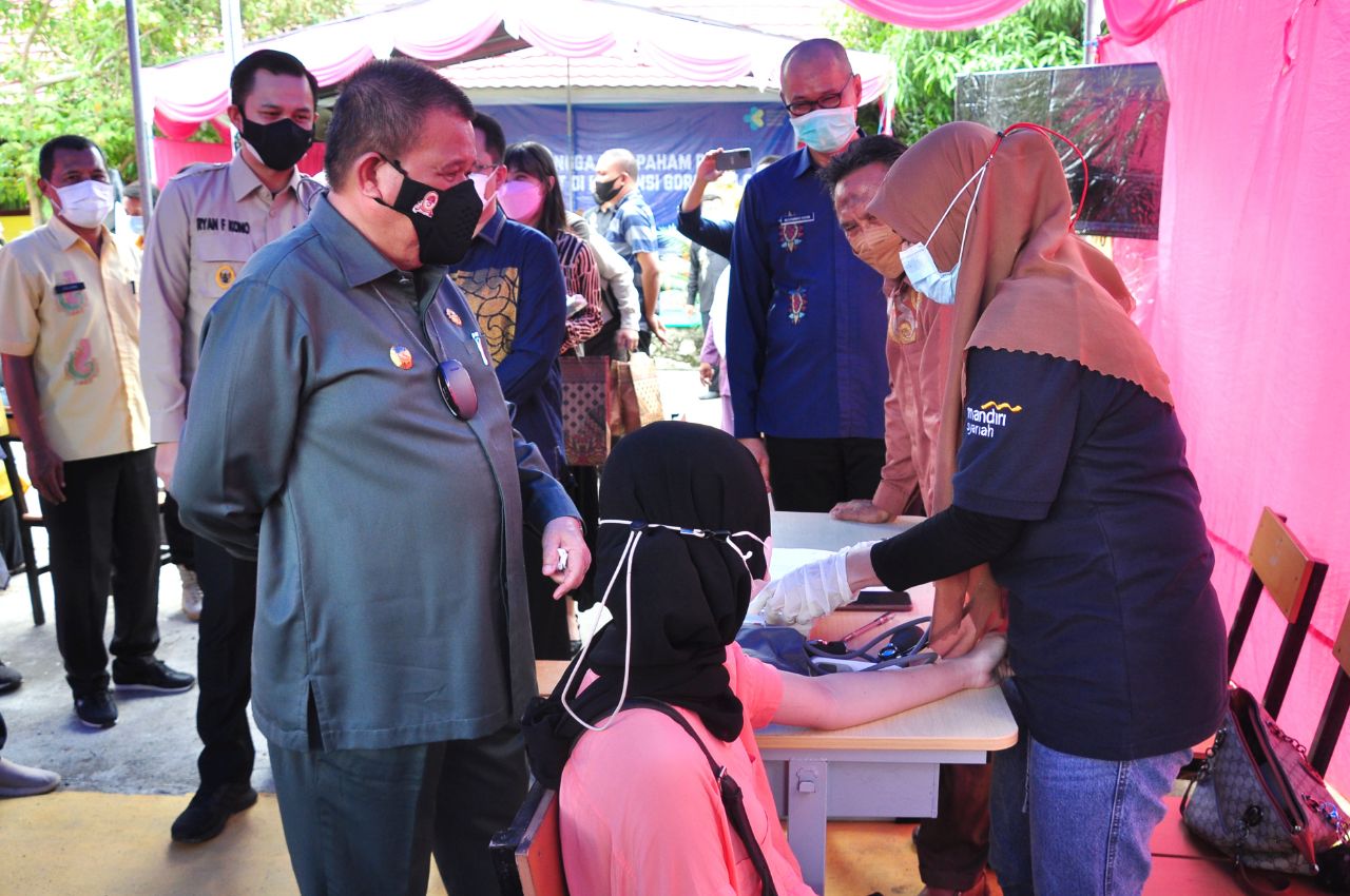  Wagub Dorong Vaksinasi di Kota Gorontalo Tuntas Bulan Oktober