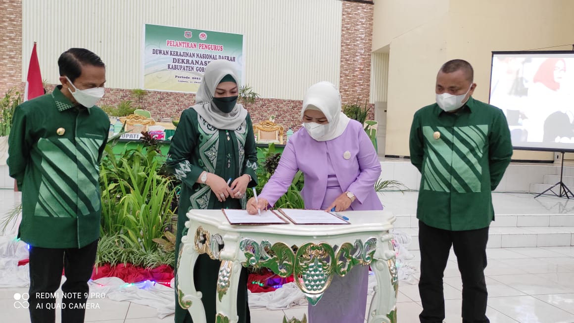  Pengurus Dekranasda Kabupaten Gorontalo Resmi Dilantik