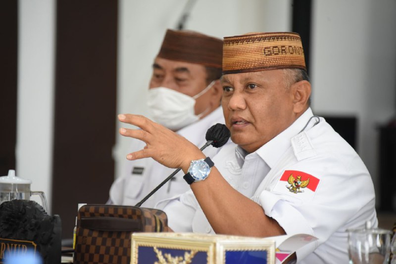  Gubernur Rusli Dorong Himbara Permudah Penyaluran Bansos