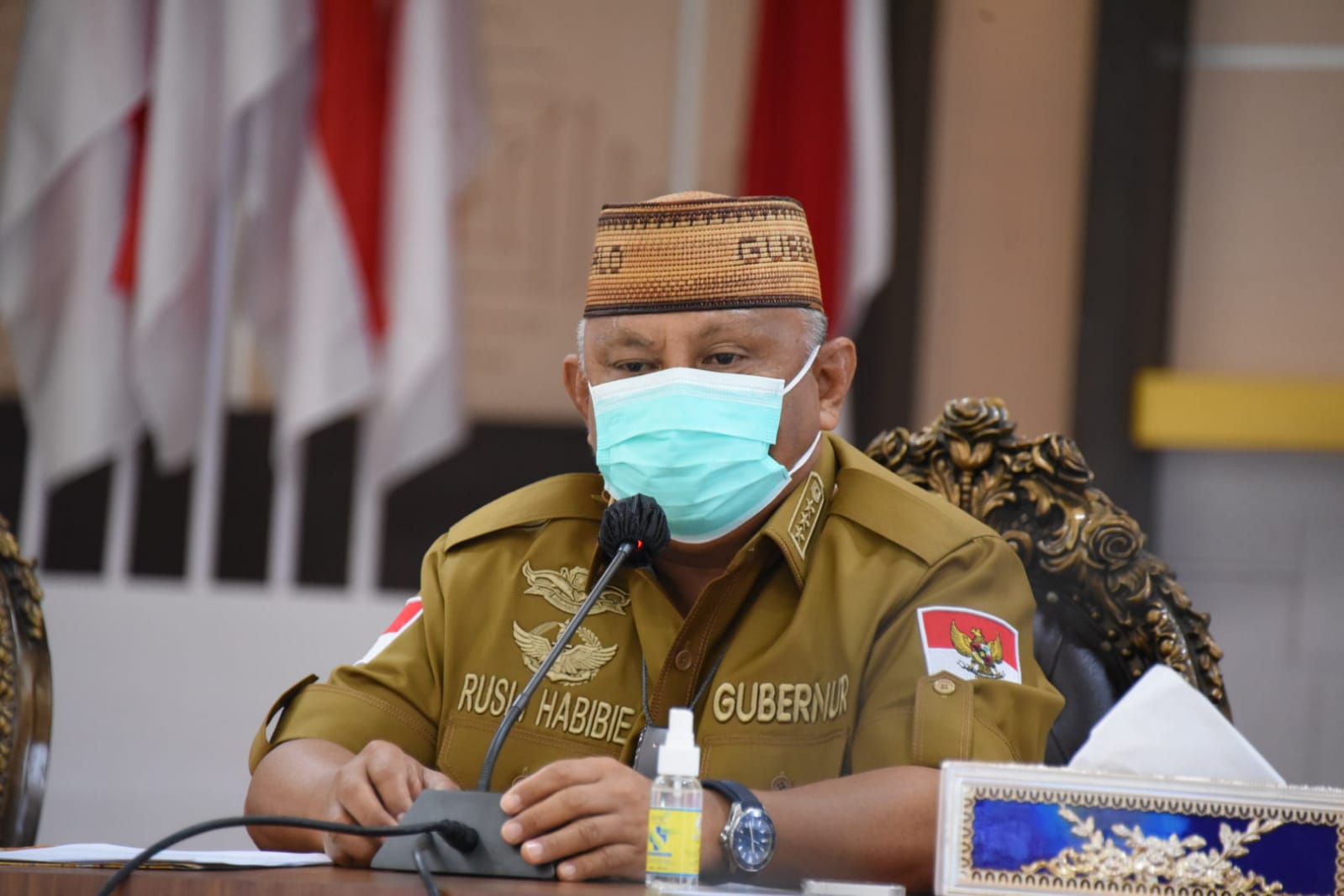  Gubernur Rusli Evaluasi Pelaksanaan Sensus Aset Tiap-Tiap OPD