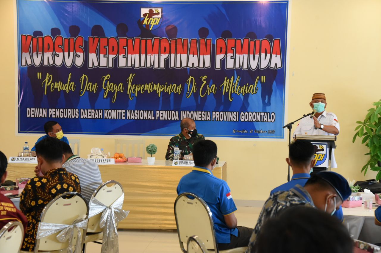  Gubernur Gorontalo Menilai KNPI Strategis Membina Organisasi Pemuda