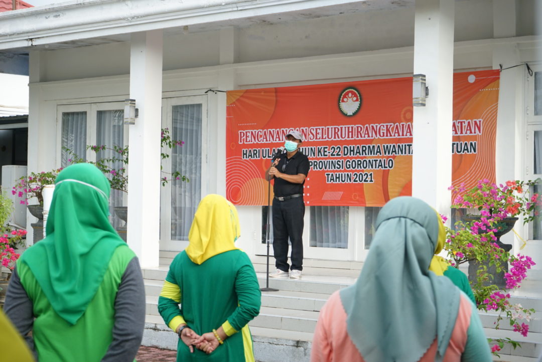  Sekprov Canangkan HUT DWP Tingkat Provinsi Gorontalo