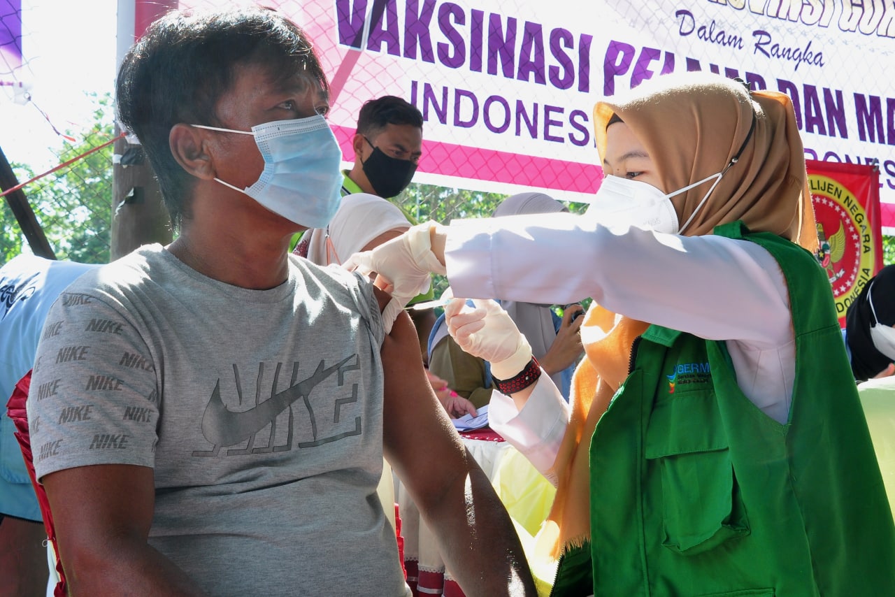  Binda Gorontalo Gelar Vaksinasi Massal di Boalemo