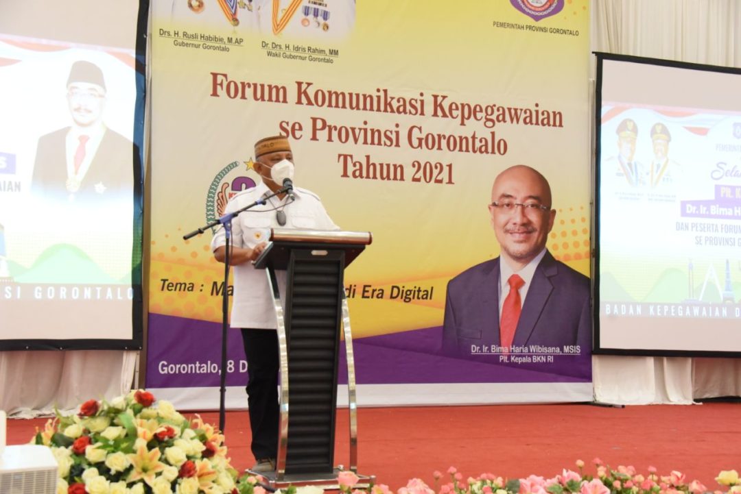  Hadir di Forum Kepegawaian, Rusli Dorong ASN Melek Digital