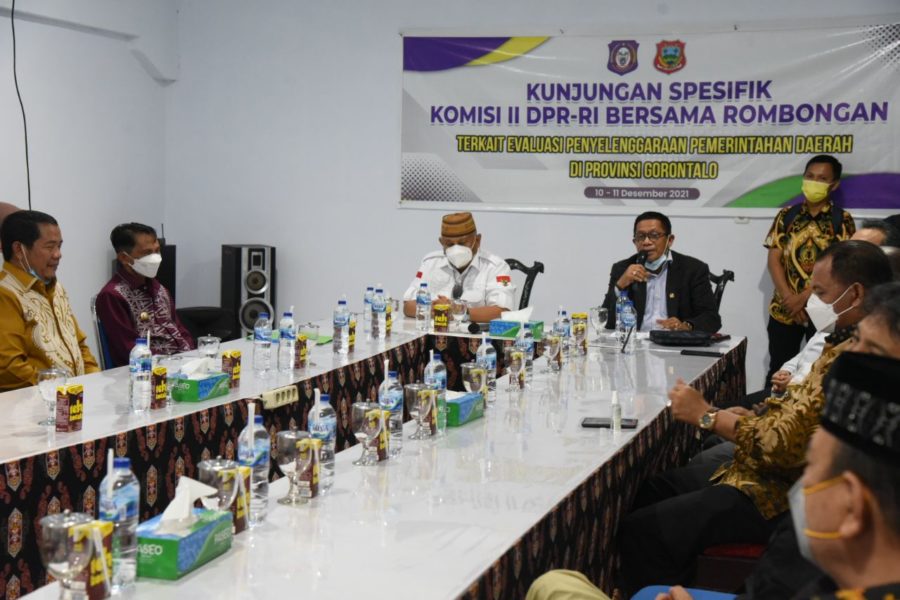  Komisi II DPR RI Terkesan Dengan Semangat Masyarakat Gorontalo Perjuangkan CDOB