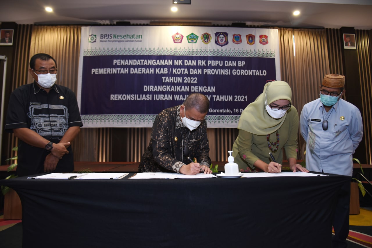  Pemda Gorontalo Tandatangani Optimalisasi Jamkesta Terintegrasi JKN