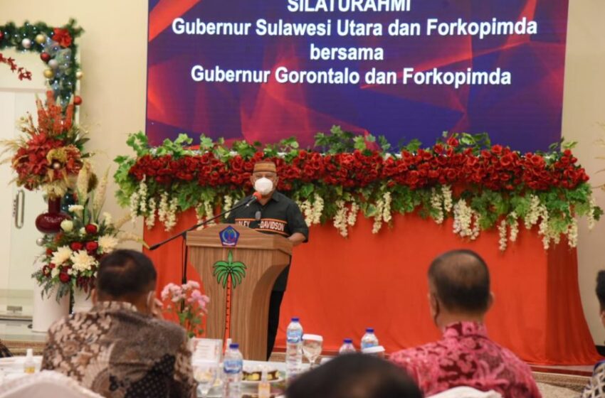  Silahturahmi Dengan Gubernur Olly, Rusli Titip Warga Gorontalo di Sulut 