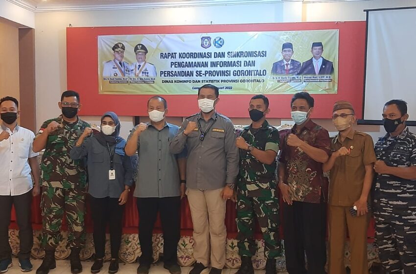  Diskominfotik Gelar Rakor Persandian se Provinsi Gorontalo