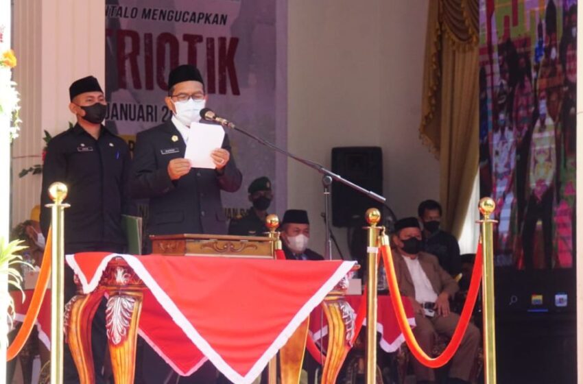  Pemprov Gorontalo Gelar Upacara Hari Patriotik ke 80