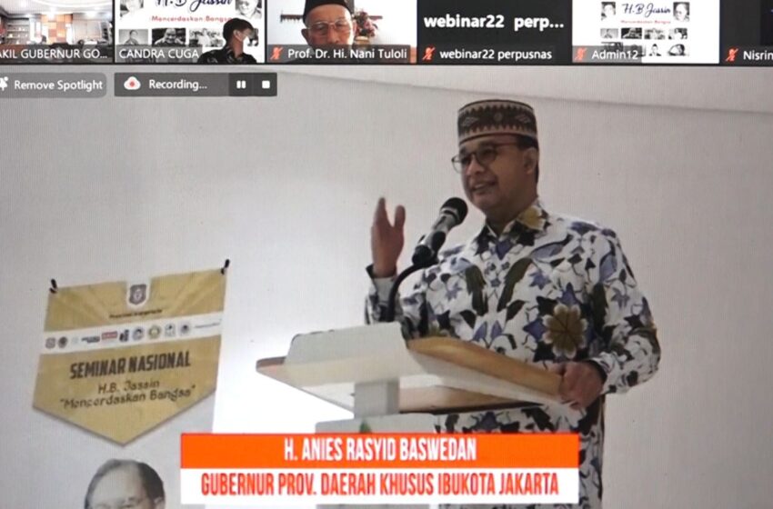  Gubernur DKI Jakarta Dukung H.B Jassin Jadi Pahlawan Nasional