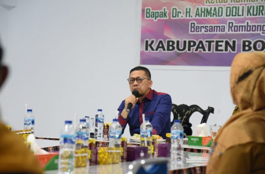  Ketua Komisi II DPR RI Terkesan Dengan Semangat Gubernur Rusli Perjuangkan DOB