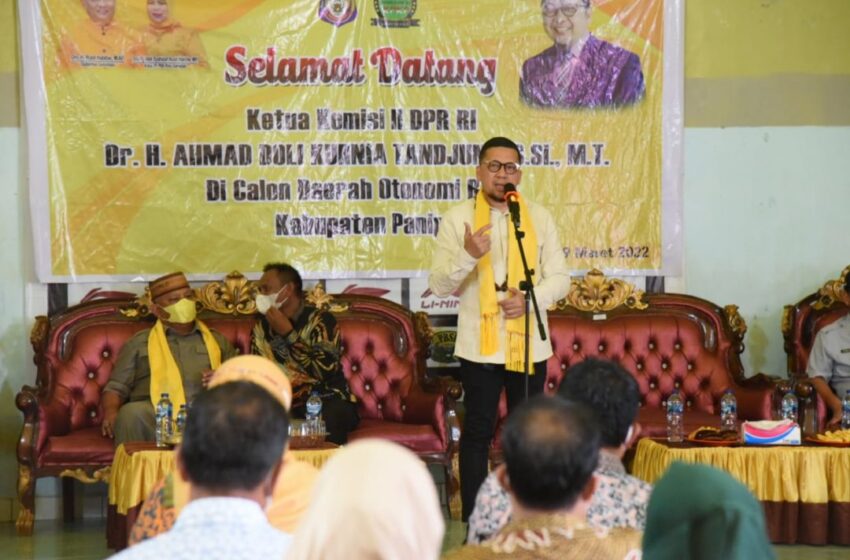  CDOB Panipi Jadi Daerah Terkhir Dikunjungi Komisi II DPR RI