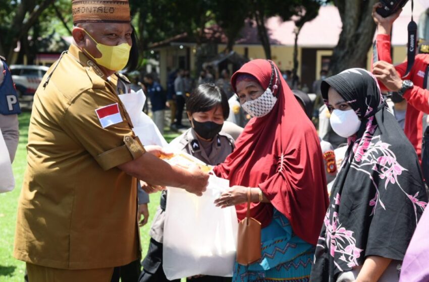  Giliran Polda Gorontalo Gelar Vaksinasi Massal, Minyak Goreng Jadi Daya Tarik