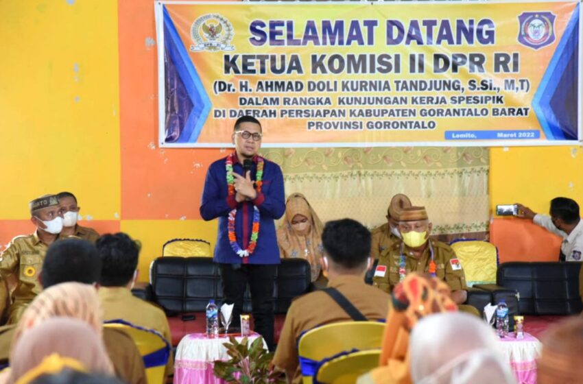  Ketua Komisi II DPR RI Tekankan Persiapan CDOB