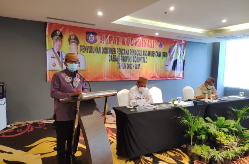  BPBD Gorontalo Susun Dokumen RPB Tahun 2022-2027