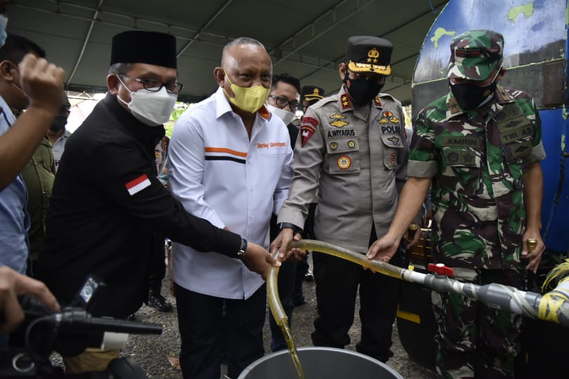  59.705 Liter Minyak Goreng Curah Sudah Didistribusikan