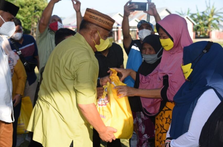  Serahkan BLP3G di Batudaa Pantai, Gubernur Bernolstalgia