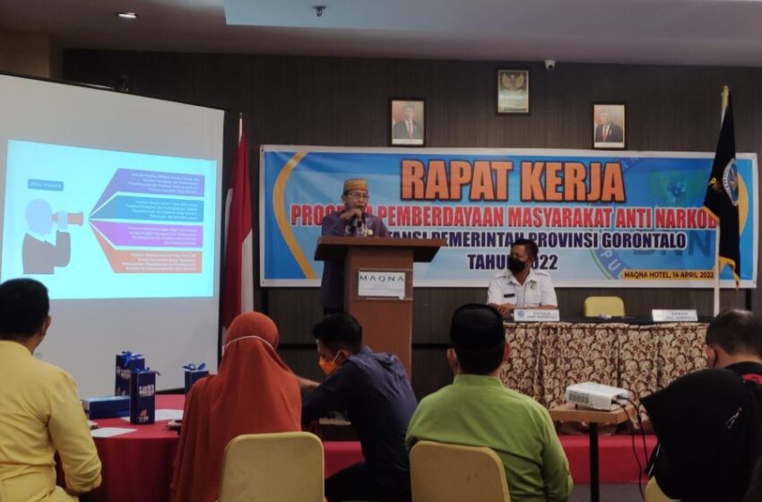  Sekda Darda Sampaikan Strategi dan Dukungan Pemprov Gorontalo dalam P4GN   