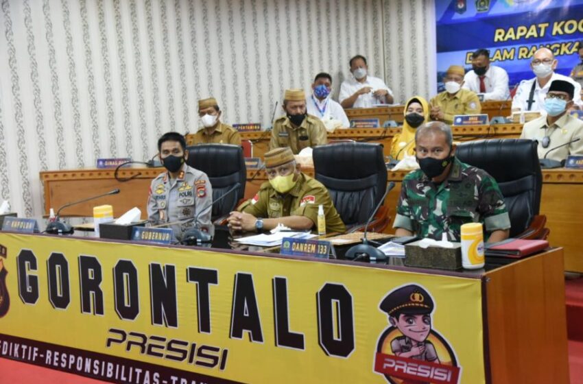  Forkopimda Gorontalo Gelar Rakor Lintas Sektoral Jelang Idul Fitri 1443 H 