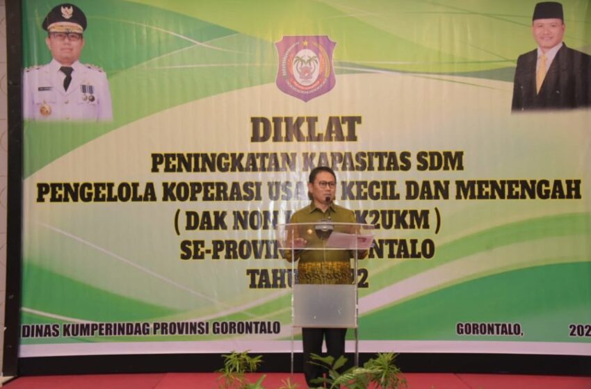  Pengelola Koperasi Gorontalo Didorong Lahirkan Enterpreneur Baru