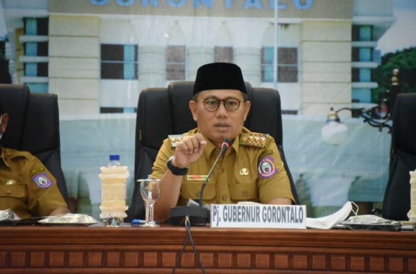  Penjabat Gubernur Gorontalo Pimpin Rapim OPD