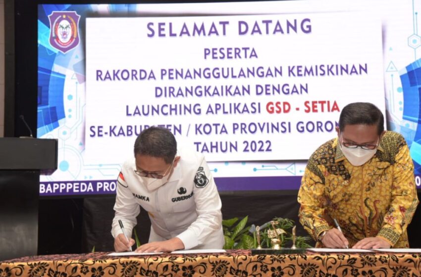  Aplikasi GSD – Setia, Inovasi Pemprov Gorontalo Selesaikan Masalah Kemiskinan