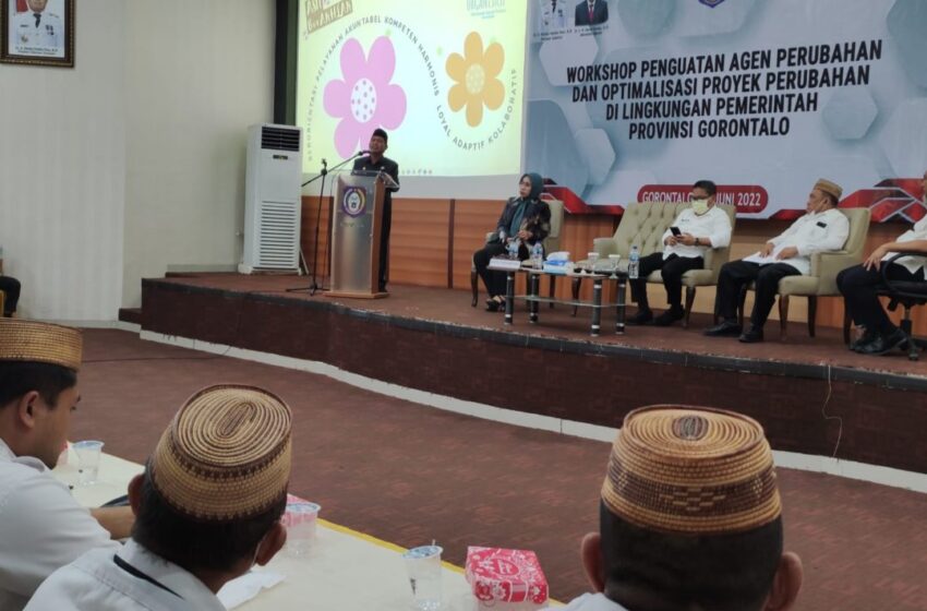  Pemprov Gorontalo Siapkan Agen Perubahan Pelopor Reformasi Birokrasi