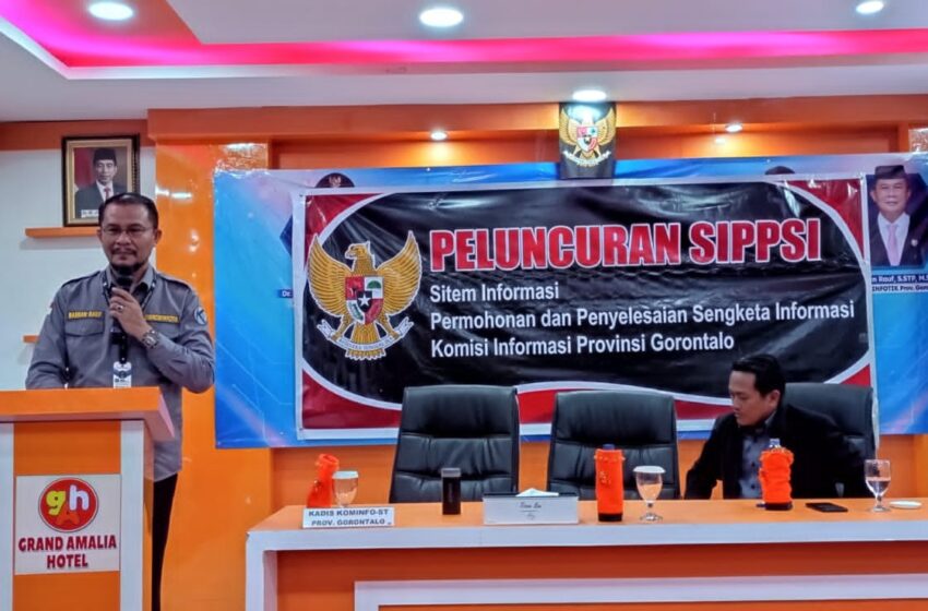  Diskominfotik dan KIP Gorontalo Luncurkan SIPPSI