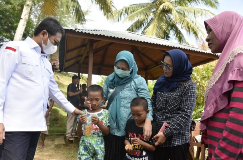  Dorong Percepatan BIAN, Penjagub Hamka Tinjau Imunisasi di Tomilito