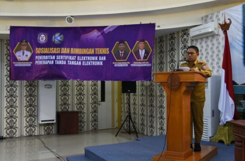  Penjagub Gorontalo Minta OPD Implementasikan TTE