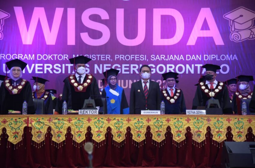  UNG Gelar Wisuda Tatap Muka Perdana Sejak Pandemi