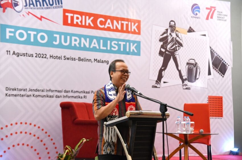  Kemkominfo Gelar Bimtek Foto Jurnalistik Media Center Daerah