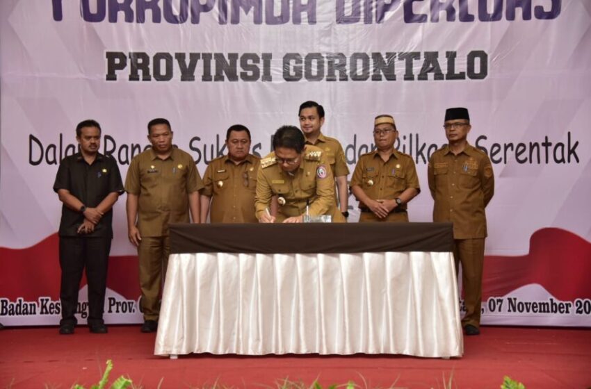  Pemda se-Gorontalo Sepakati Pendanaan Bersama Pilkada 2024