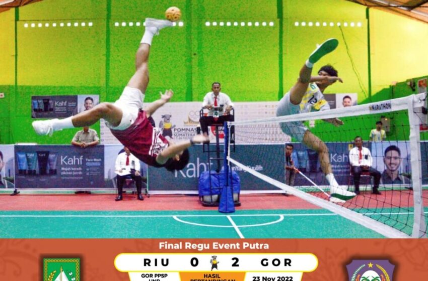  Atlet Sepaktakraw Gorontalo Raih Emas di Pomnas 2022